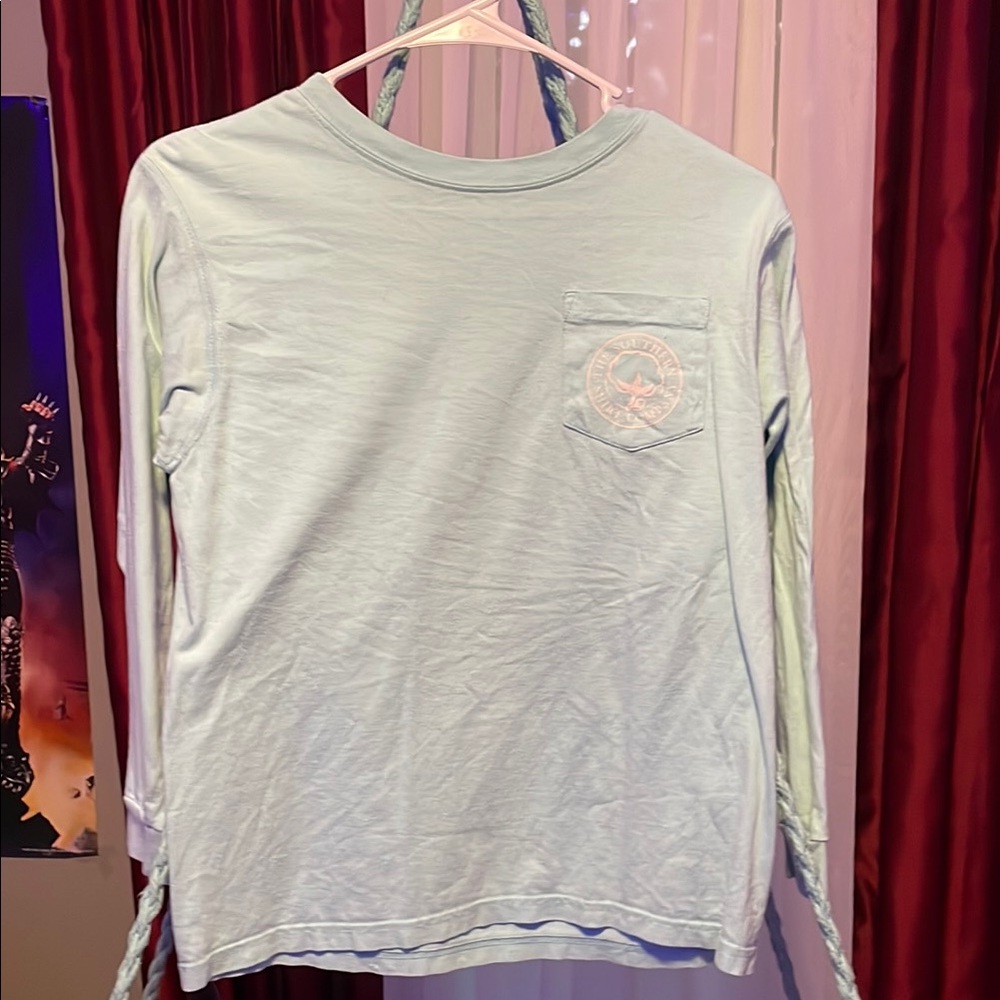 The Southern Shirt Company Light Blue Long Sleeve Tee